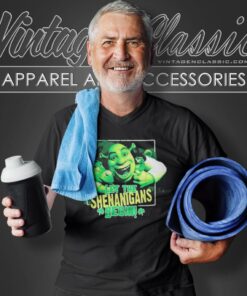 Shrek Let The Shenanigans Begin St Paddys Day V Neck TShirt