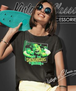 Shrek Let The Shenanigans Begin St Paddys Day Women T Shirt