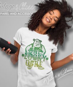 Shrek One Lucky Ogre St Paddys Day Women T Shirt