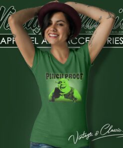 Shrek Pinch Proof St Paddys Day V Neck TShirt