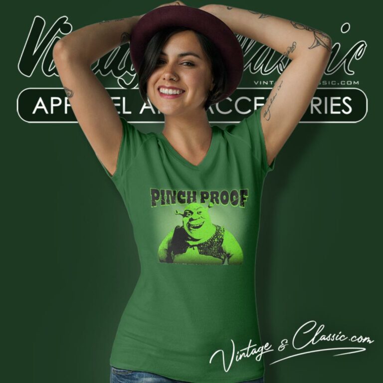 Shrek Pinch Proof St Paddys Day V Neck TShirt Shrek Pinch Proof St Paddys Day V Neck TShirt