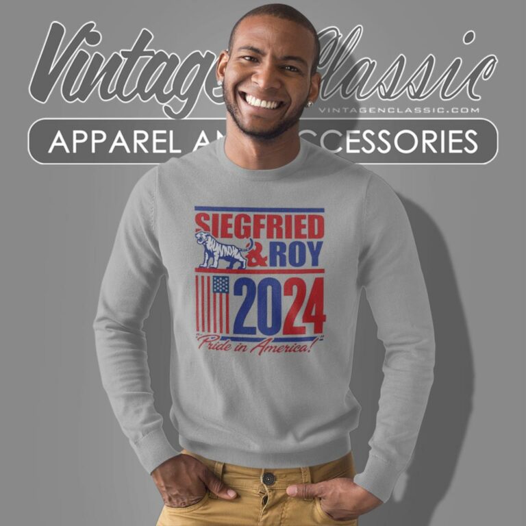 Siegfried And Roy 2024 Pride In America Sweatshirt Siegfried And Roy 2024 Pride In America Sweatshirt