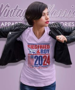 Siegfried And Roy 2024 Pride In America Shirt 5 Siegfried And Roy 2024 Pride In America V Neck TShirt