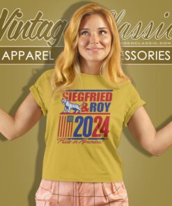 Siegfried And Roy 2024 Pride In America Shirt 6 Siegfried And Roy 2024 Pride In America Women T Shirt