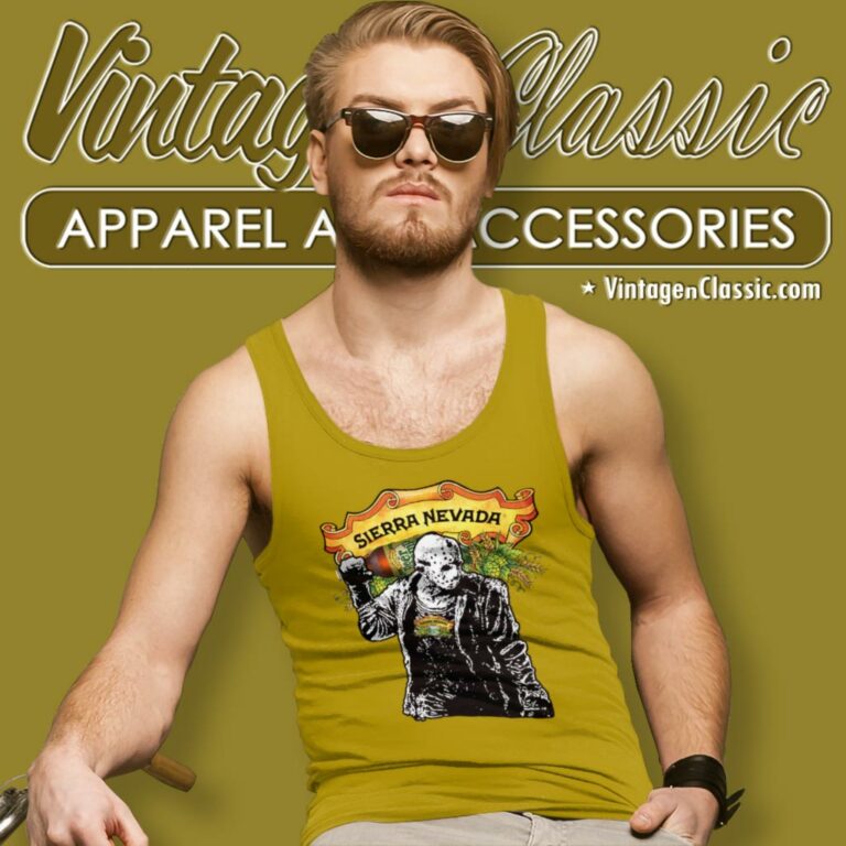Sierra Nevada Beers And Jason Voorhees Horror Tank Top Racerback Sierra Nevada Beers And Jason Voorhees Horror Tank Top Racerback