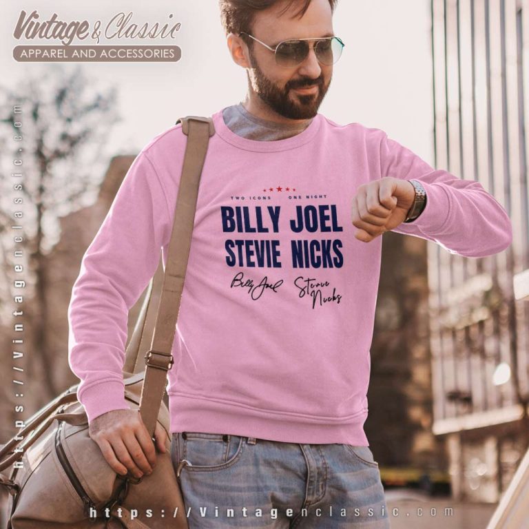 Signature Billy Joel Stevie Nick Tour 2023 Sweatshirt Signature Billy Joel Stevie Nick Tour 2023 Sweatshirt