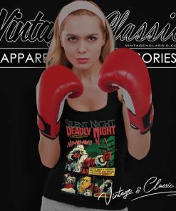 Silent Night Deadly Night Ho Ho Ho Tank Top Racerback