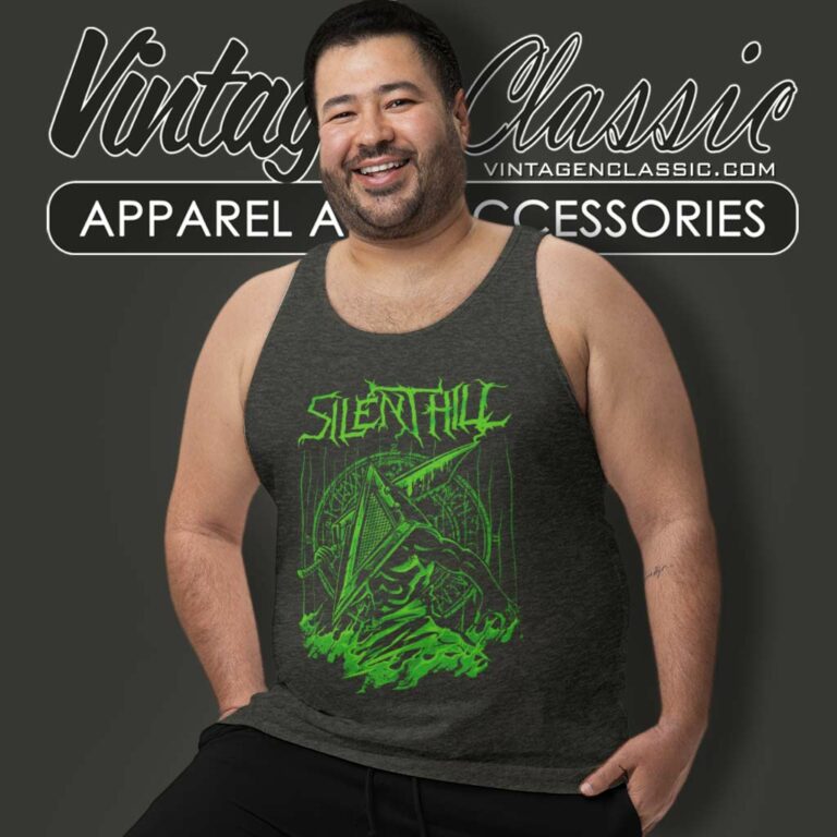Silent Red Thing Silent Hill Pyramid Head Tank Top Racerback Silent Red Thing Silent Hill Pyramid Head Tank Top Racerback