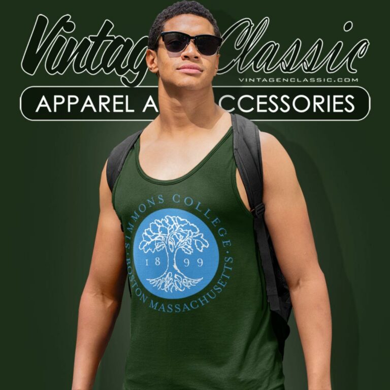 Simmons College Boston Massachusetts Tank Top Racerback Simmons College Boston Massachusetts Tank Top Racerback