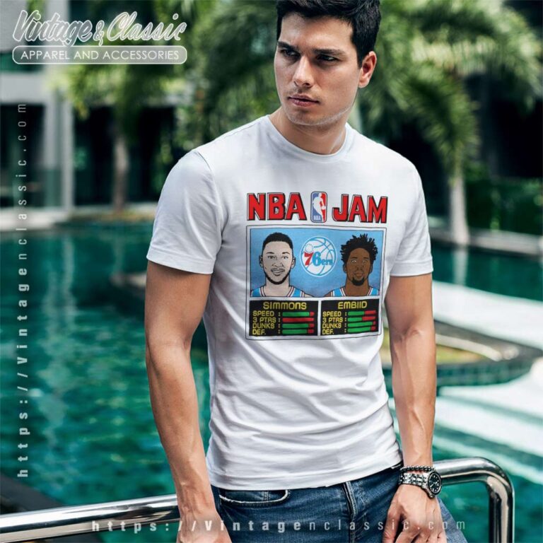 Simmons Embiid Philadelphia 76ers T Shirt Simmons Embiid Philadelphia 76ers T Shirt