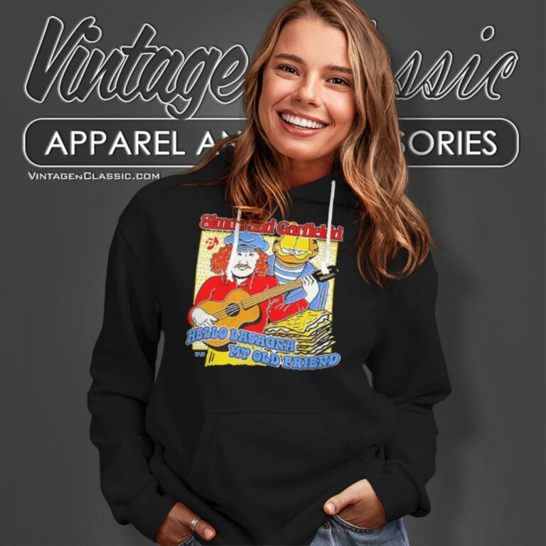Simon And Garfield Hello Lasagna My Old Friend Hoodie Simon And Garfield Hello Lasagna My Old Friend Hoodie
