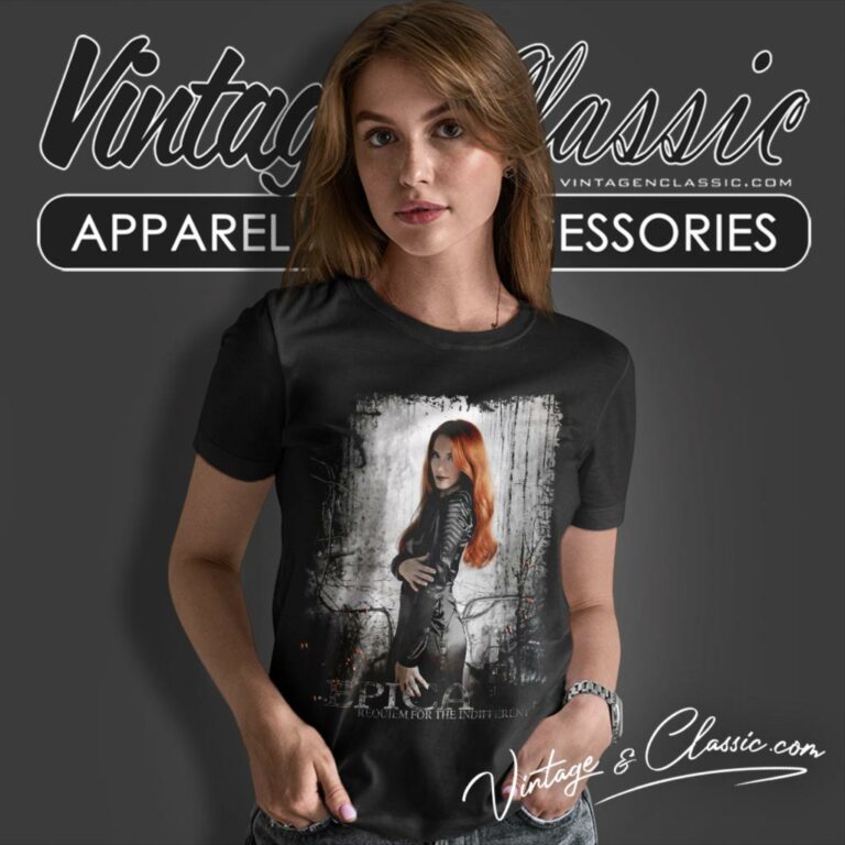 Simone Simons Epica Requiem For The Indifferent Shirt Women T Shirt Simone Simons Epica Requiem For The Indifferent Shirt Women T Shirt