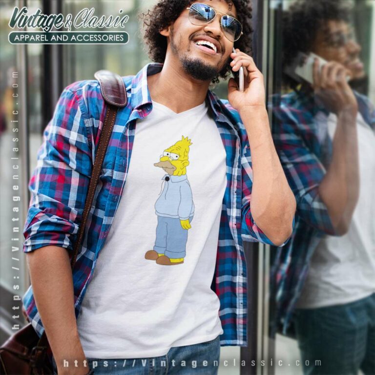 Simpson Grandpa Shirt The Simpsons Tv Show Character V Neck TShirt Simpson Grandpa Shirt The Simpsons Tv Show Character V Neck TShirt