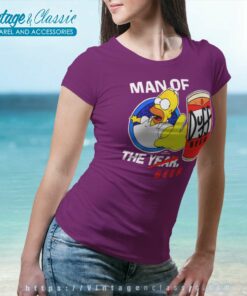 Simpsons Man Of The Beer Duff Women TShirt