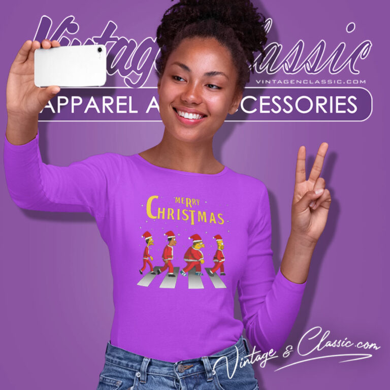 Simson Christmas Road Long Sleeve Tee Simson Christmas Road Long Sleeve Tee