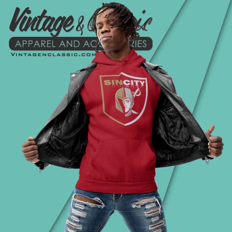 Sin City Golden Knights Raiders Hoodie Sin City Golden Knights Raiders Hoodie