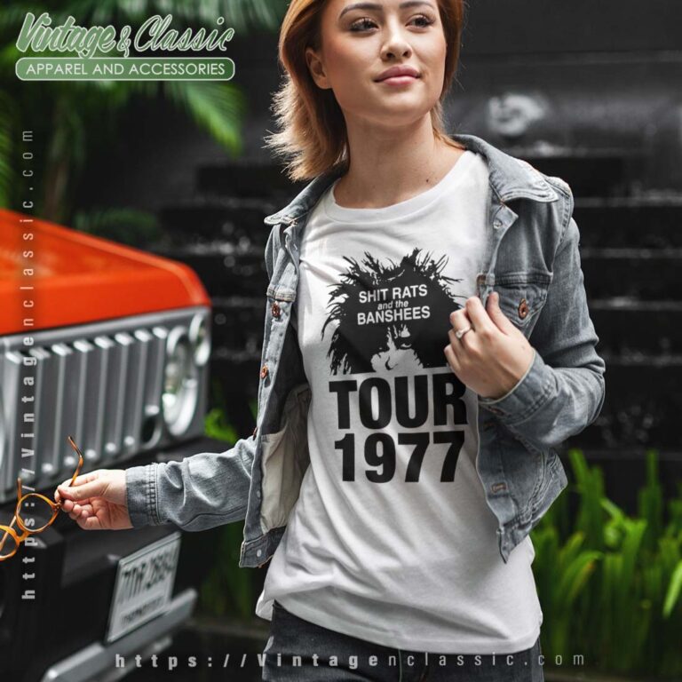 Siouxsie Shit Rats and The Banshees Tour 1977 TSHIRT Siouxsie Shit Rats and The Banshees Tour 1977 TSHIRT