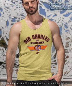 Sir Charles Barkley Of Phoenix Suns Tank Top Racerback
