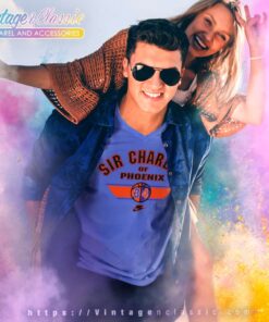 Sir Charles Barkley Of Phoenix Suns V Neck TShirt