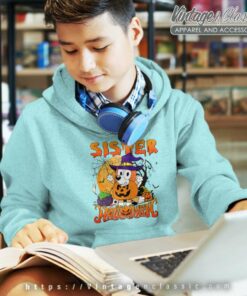 Sister Bluey Halloween Shirt Bingo Halloween kids Hoodies