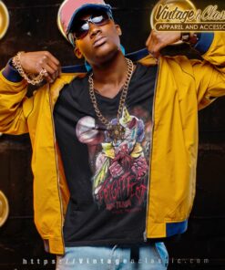 Six Flags Clown Fright Fest Halloween Shirt 5 Six Flags Clown Fright Fest Halloween V Neck TShirt