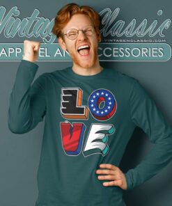 Sixers For The Love Of Philly Shirt Long Sleeve Tee