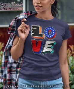 Sixers For The Love Of Philly Shirt Women TShirt