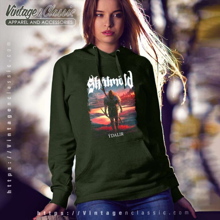 Skalmold Shirt Ydalir Album Cover Hoodie Skalmold Shirt Ydalir Album Cover Hoodie