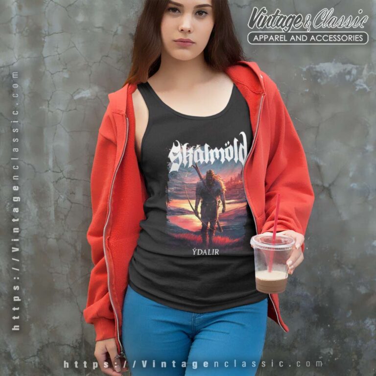 Skalmold Shirt Ydalir Album Cover Tank Top Racerback Skalmold Shirt Ydalir Album Cover Tank Top Racerback