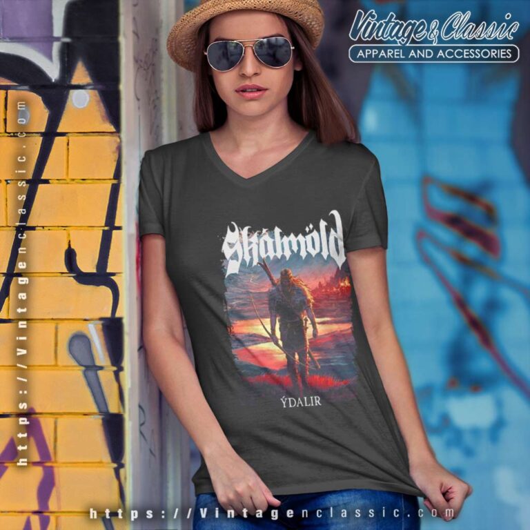 Skalmold Shirt Ydalir Album Cover V Neck TShirt Skalmold Shirt Ydalir Album Cover V Neck TShirt