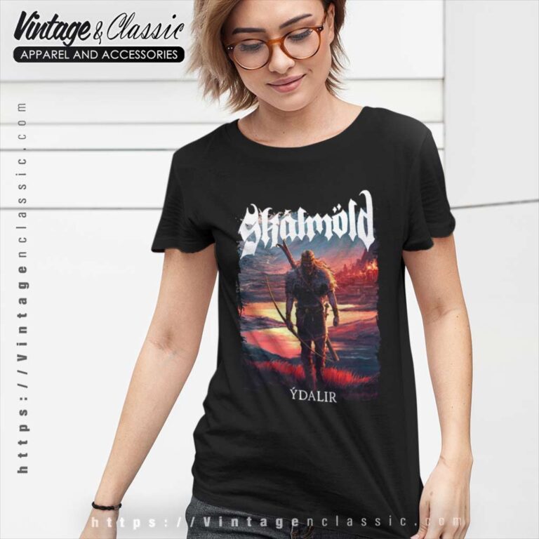 Skalmold Shirt Ydalir Album Cover Women TShirt Skalmold Shirt Ydalir Album Cover Women TShirt