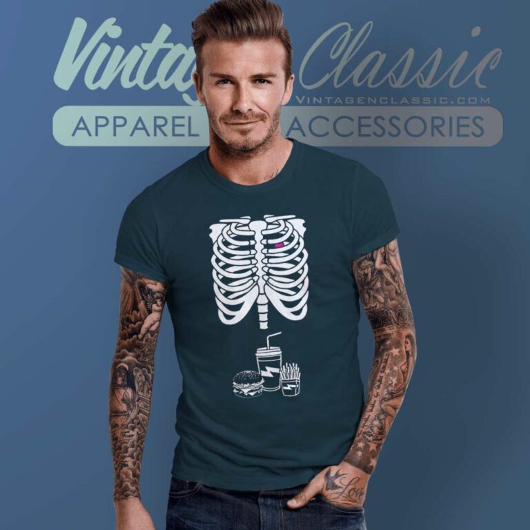 Skeleton By Black Bear Fast Food Halloween T Shirt 1 Skeleton By Black Bear Fast Food Halloween T Shirt 1