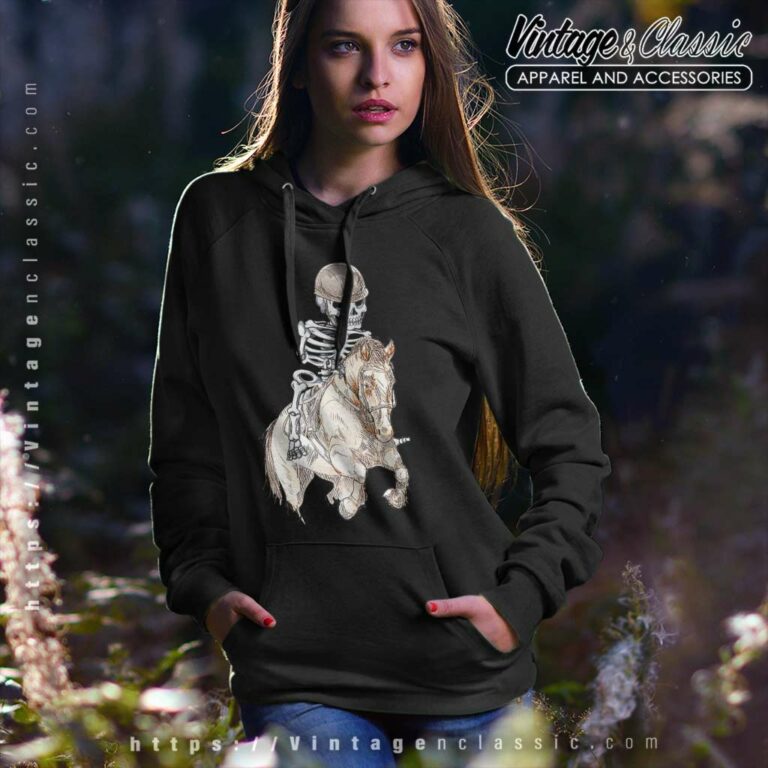 Skeleton Horse Racing Halloween Hoodie Skeleton Horse Racing Halloween Hoodie