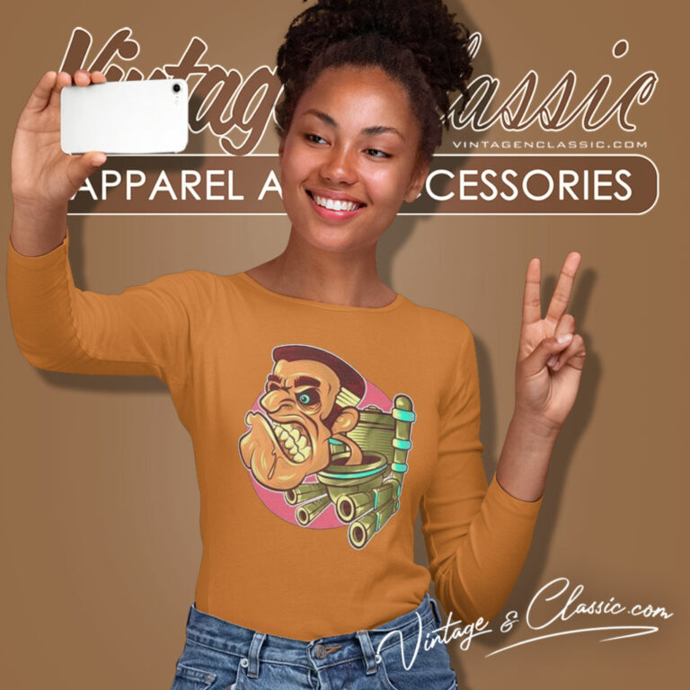 Skibidi Toilet Mean Muggin Long Sleeve Tee 5 Skibidi Toilet Mean Muggin Long Sleeve Tee 5