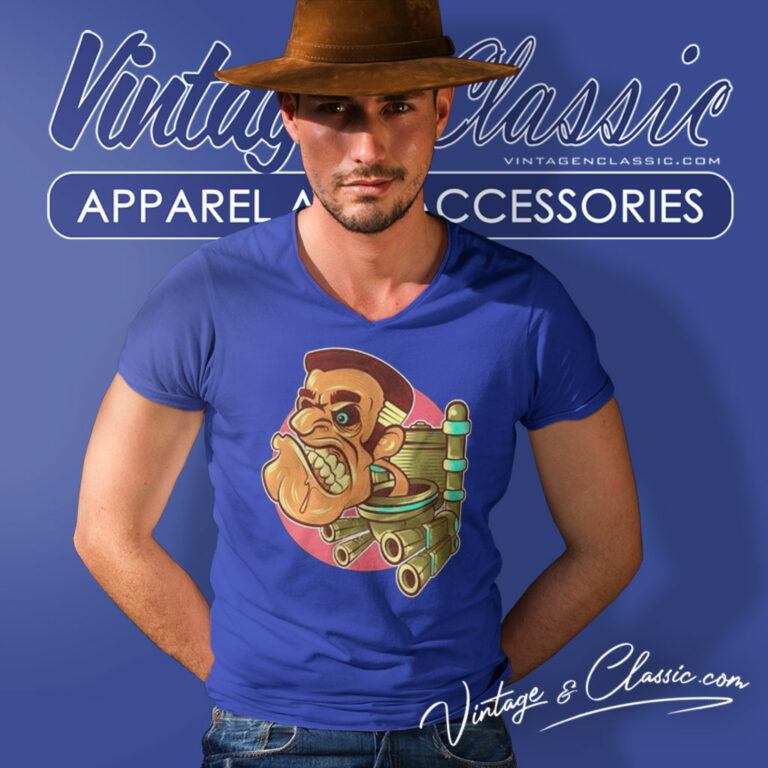 Skibidi Toilet Mean Muggin V Neck TShirt 5 Skibidi Toilet Mean Muggin V Neck TShirt 5