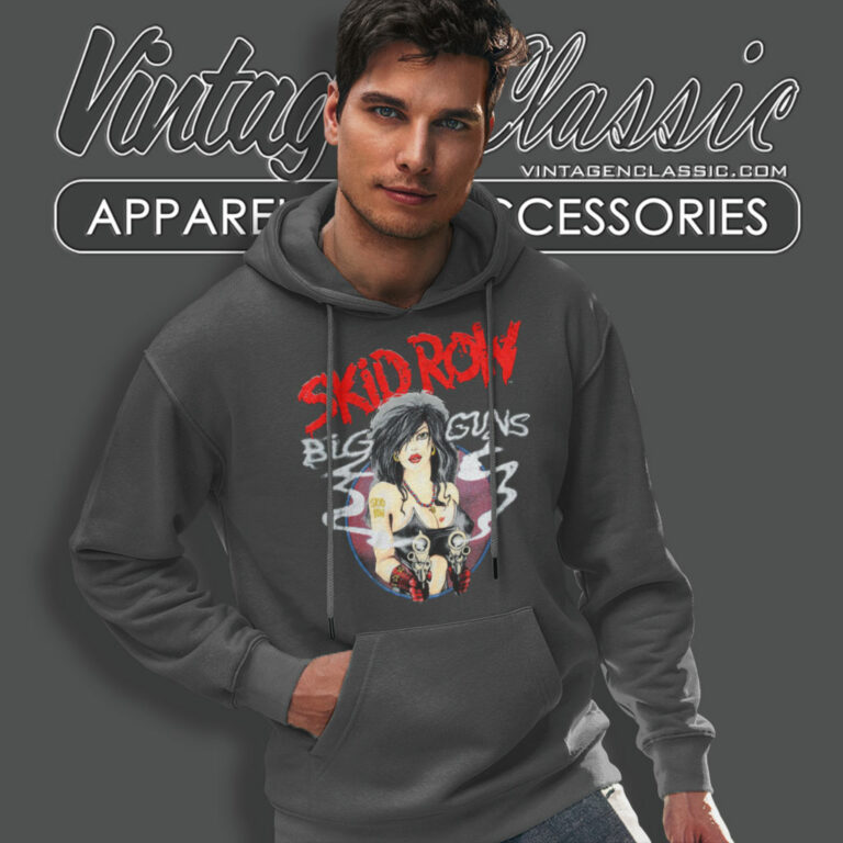 Skid Row Band Big Guns Hoodie Skid Row Band Big Guns Hoodie