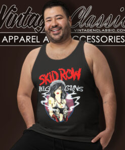 Skid Row Band Big Guns Tank Top Racerback