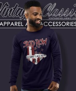 Skid Row Flag Long Sleeve Tee