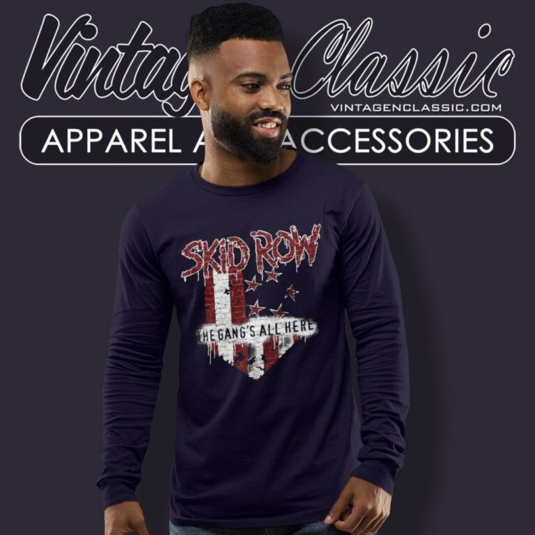 Skid Row Flag Long Sleeve Tee Skid Row Flag Long Sleeve Tee