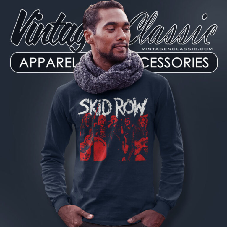 Skid Row Gangs All Lined Up Long Sleeve Tee Skid Row Gangs All Lined Up Long Sleeve Tee