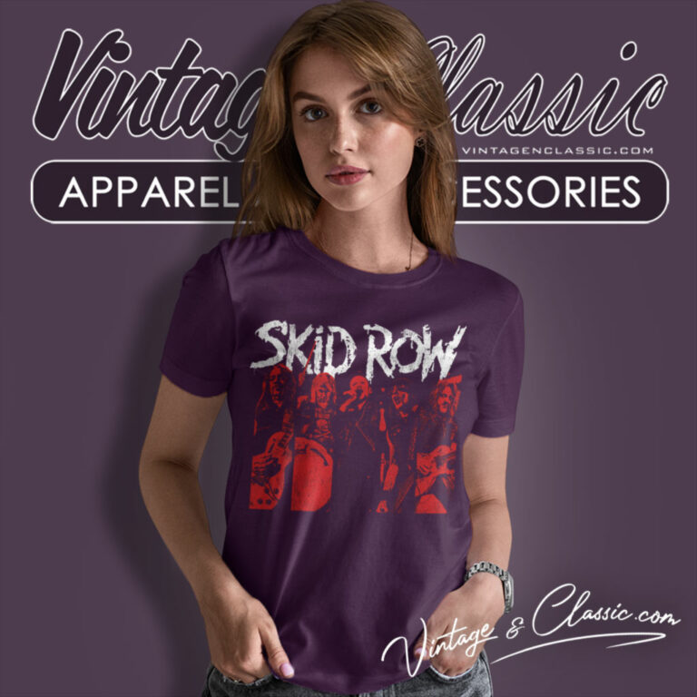 Skid Row Gangs All Lined Up Women T Shirt Skid Row Gangs All Lined Up Women T Shirt