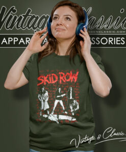 Skid Row I Survived Tour Concert 1990 Women T Shirt