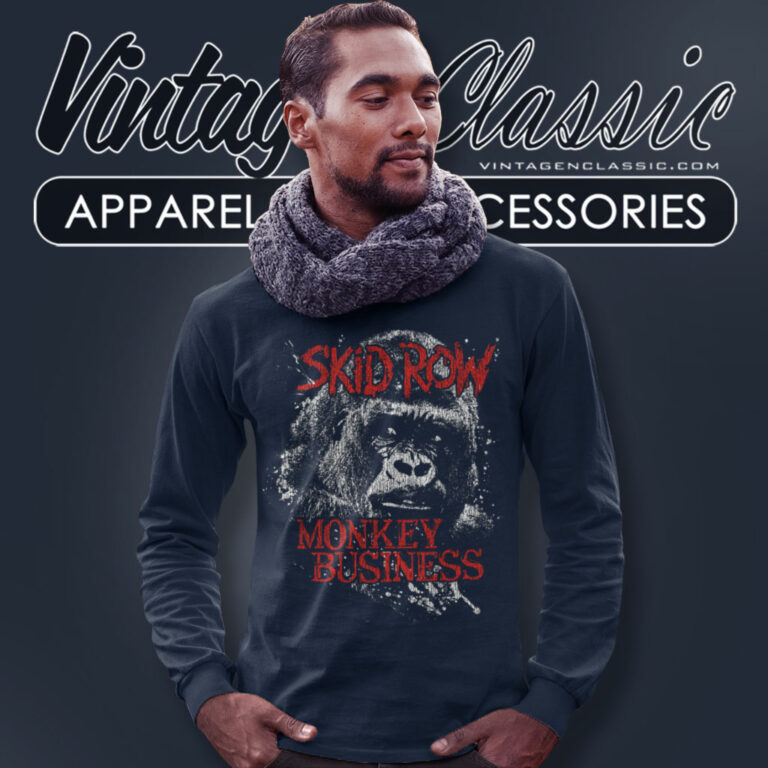 Skid Row Monkey Business Long Sleeve Tee Skid Row Monkey Business Long Sleeve Tee