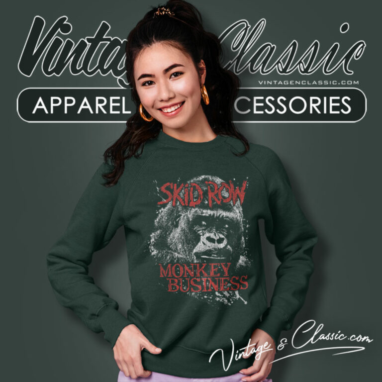 Skid Row Monkey Business Sweatshirt Skid Row Monkey Business Sweatshirt