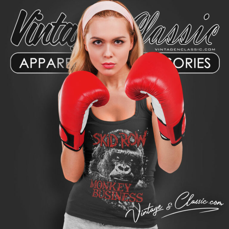 Skid Row Monkey Business Tank Top Racerback Skid Row Monkey Business Tank Top Racerback