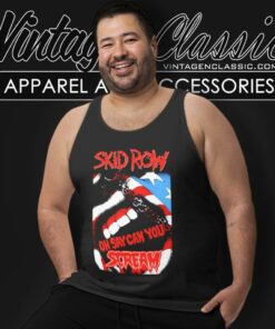 Skid Row Shirt Can You Scream Tank Top Racerback