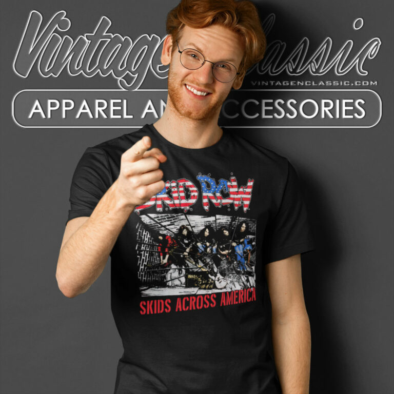 Skid Row Shirt Skids Across America T Shirt Skid Row Shirt Skids Across America T Shirt