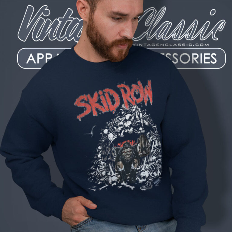 Skid Row Shirt Slave To The Grind Promo Album Sweatshirt Skid Row Shirt Slave To The Grind Promo Album Sweatshirt