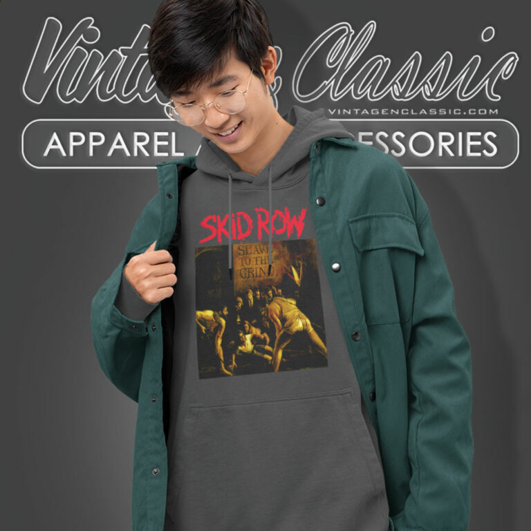 Skid Row Slave To The Grind 91 Hoodie Skid Row Slave To The Grind 91 Hoodie