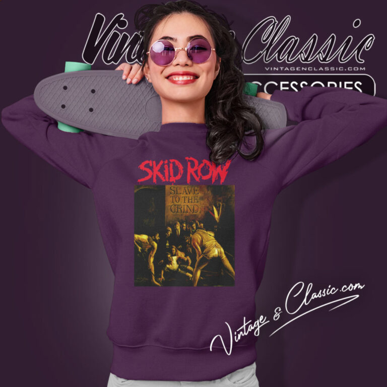 Skid Row Slave To The Grind 91 Sweatshirt Skid Row Slave To The Grind 91 Sweatshirt